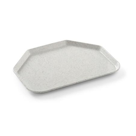 Serving tray, trapezoidal