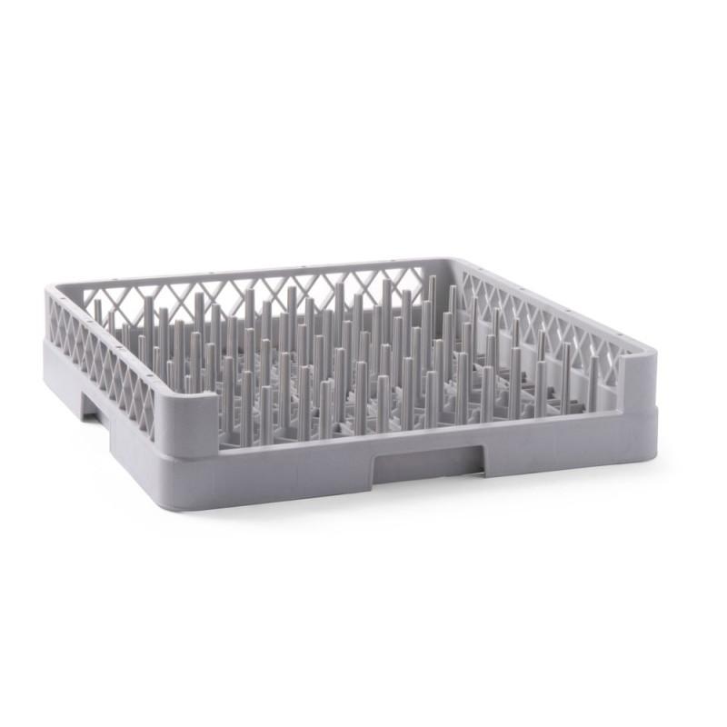 Dishwasher basket for trays