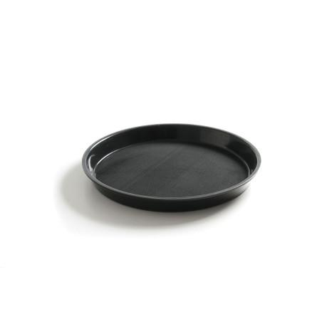 Plateau de service, rond, antidérapant, bord haut - 2
