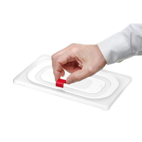Lid clips for HACCP storage containers - 3