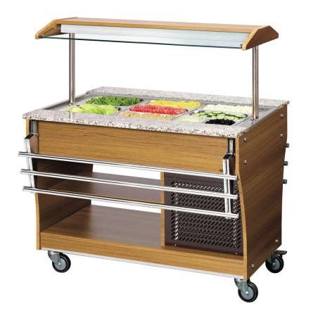 Chariot buffet, froid, 3x1/1 GN - 3