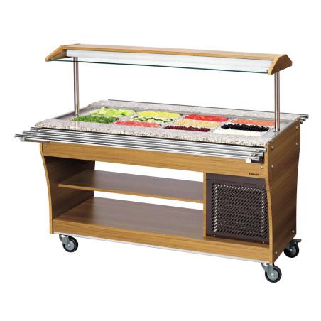 Chariot buffet, froid, 4x1/1 GN - 2