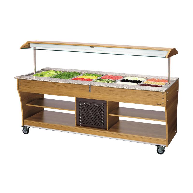 Chariot buffet, froid, 6x 1/1 GN