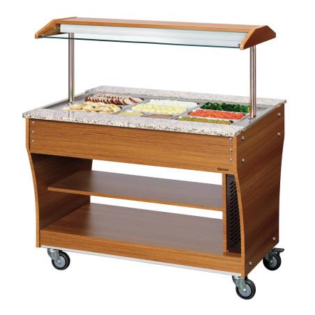 Chariot buffet, chaud, 3x 1/1GN - 1