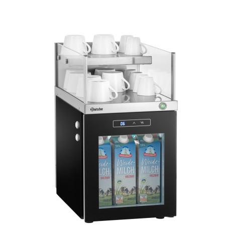 Combi réfrig. à lait-chauffe-tasses - 1