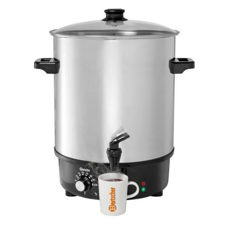 Mulled wine pot, bl.w. canner 30L, SS - 4