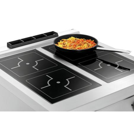 Induction stove, 4 HTzon., OBU - 2