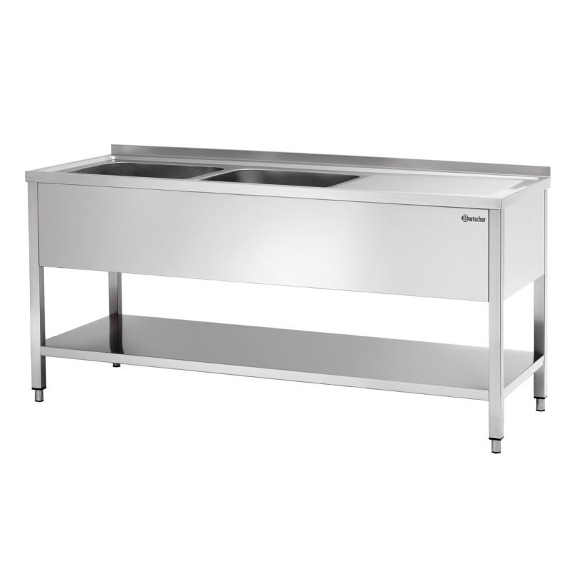 Sink centre 700, W1800, 2 basins L