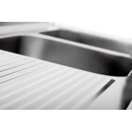 Sink centre, 700, W1800, 2 basins R - 2