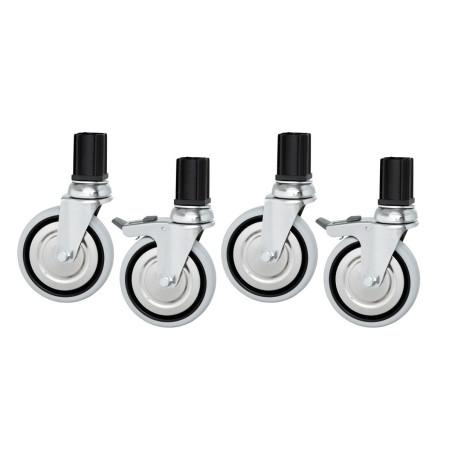 Swivel castors 4A for work tables
