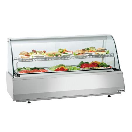 Refr. display 3/1GN, curved glass - 1