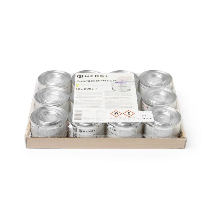 Pâte combustible pour chafing dish en boîte