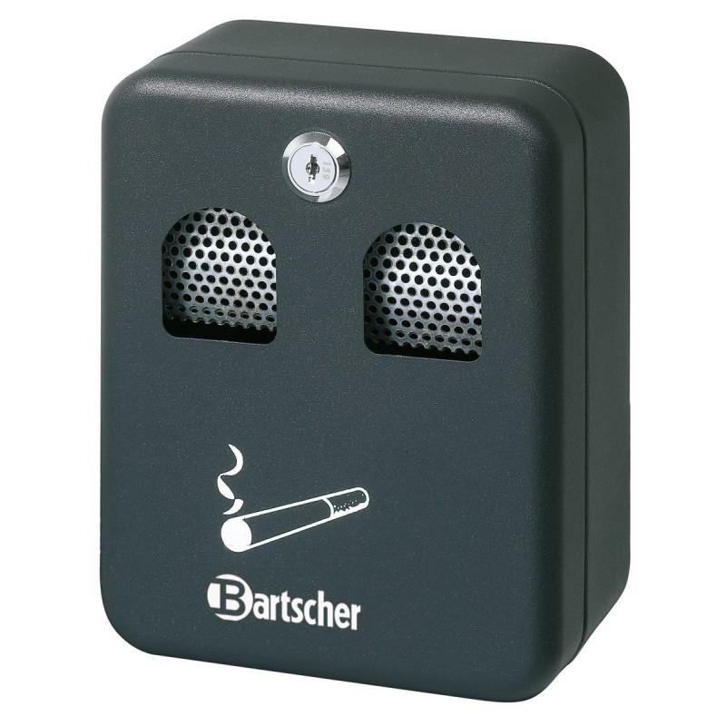 Wall-mounted ashtray, black