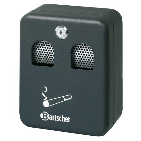 Wall-mounted ashtray, black