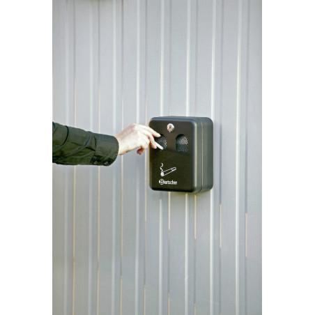 Wall-mounted ashtray, black - 3