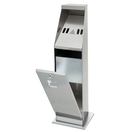 Standing ashtray, silver - 2