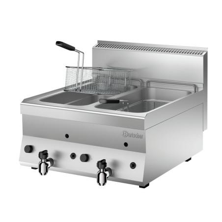 Gas deep fat fryer 650, 2x8L, TG