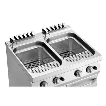 Cuiseur pâtes gaz 700, L800, 2x24L - 3