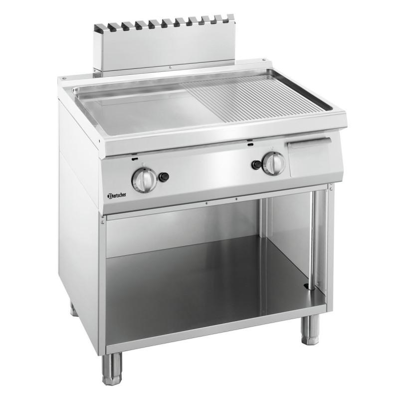 Griddle plate gas 700,W800, 1/2-1/2