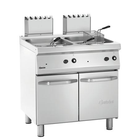 Friteuse gaz 700, L800, 2x15L - 1