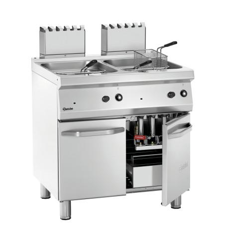 Friteuse gaz 700, L800, 2x15L - 2