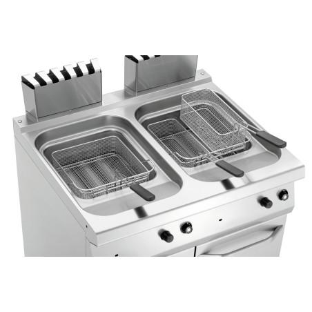 Friteuse gaz 700, L800, 2x15L - 3