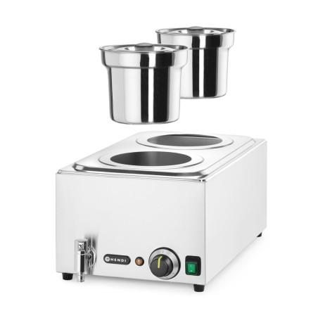 Set: Bain-marie Ranger + 2x 4L container with lid - 4