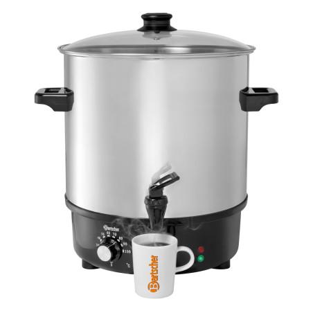 Mulled wine pot, bl.w. canner 25L, SS - 2