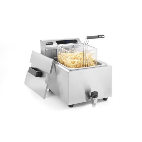 Deep fryer with drain tap digital - 8 l - 2