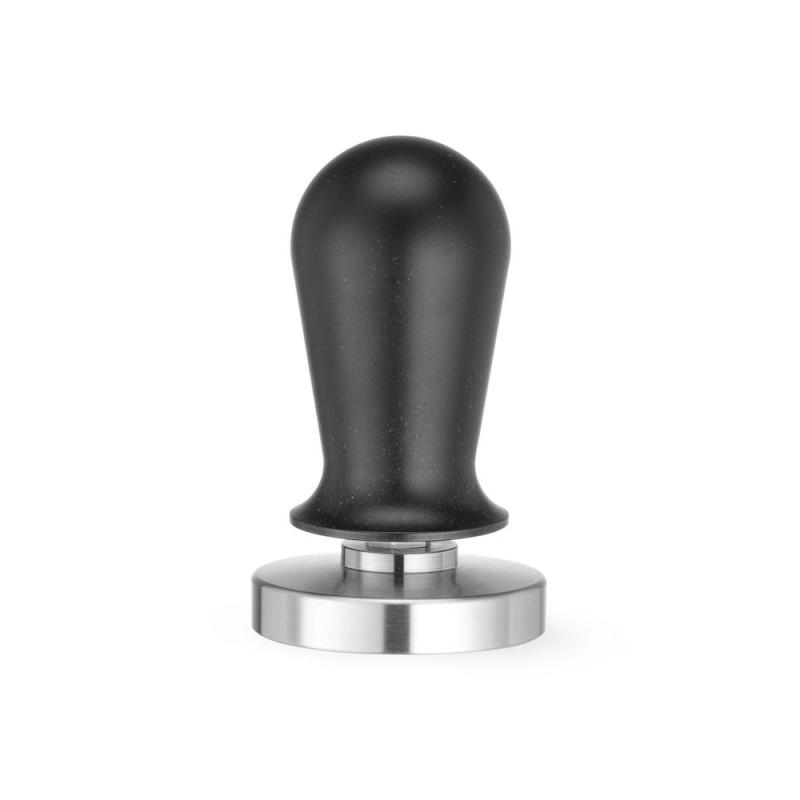 Coffee tamper with spring