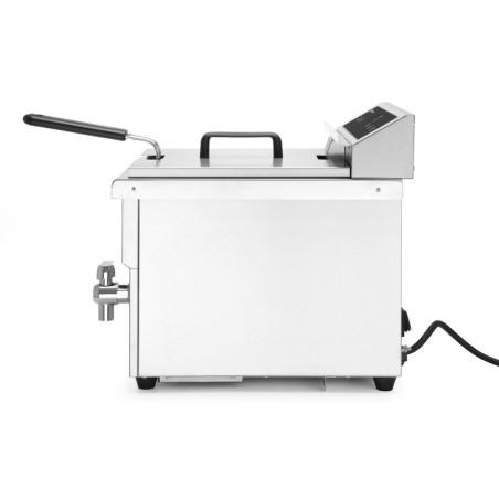 Induction deep fryer with drain tap, 8 l - 2
