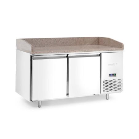 Pizza cooling table with granite worktop, 2 doors - 2