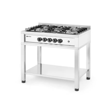 Cuisinière à gaz - 5 feux, châssis ouvert - 2