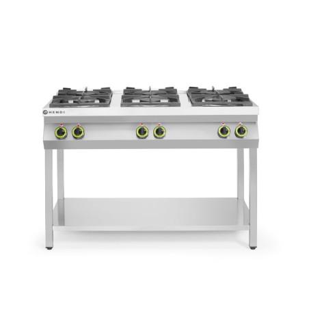 Gas cooker 6-burner open stand - 1