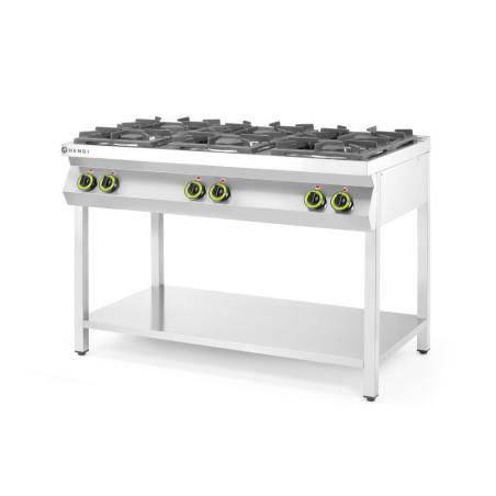 Gas cooker 6-burner open stand - 2
