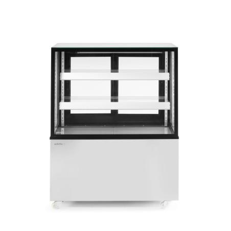 Refrigerated display cabinets with 2 shelves