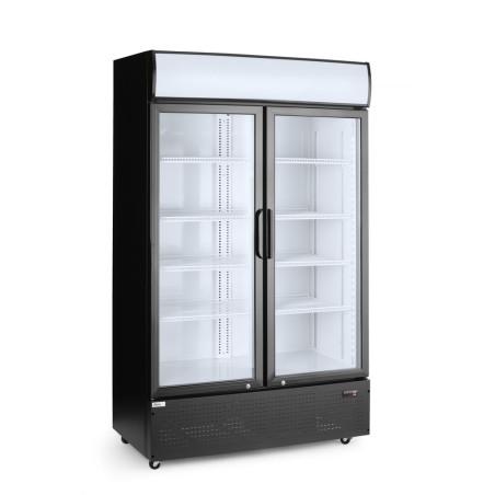 Armoire réfrigérée avec caisson lumineux, double porte - 2