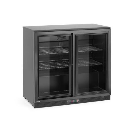 Arrière de bar avec doubles portes coulissantes - 2