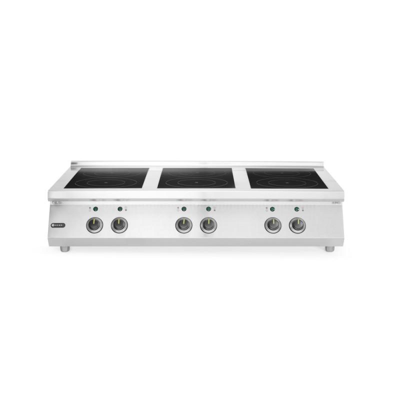 Cuisinière à induction avec 6 foyers