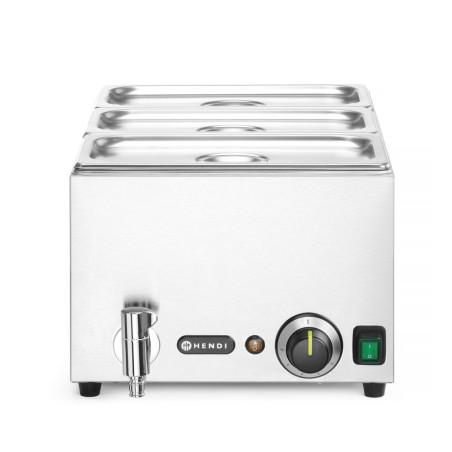 Bain-marie set with drain tap Ranger