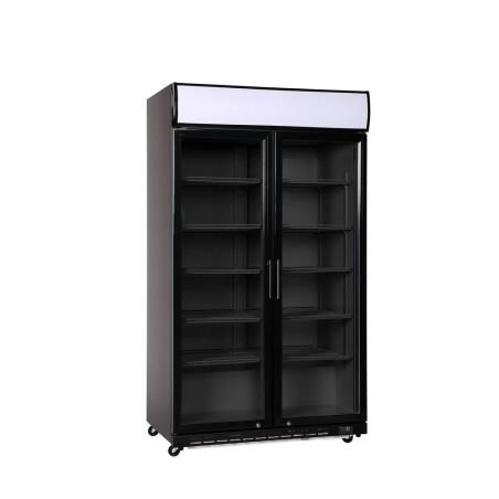 Back bar refrigerator, double-door - 2