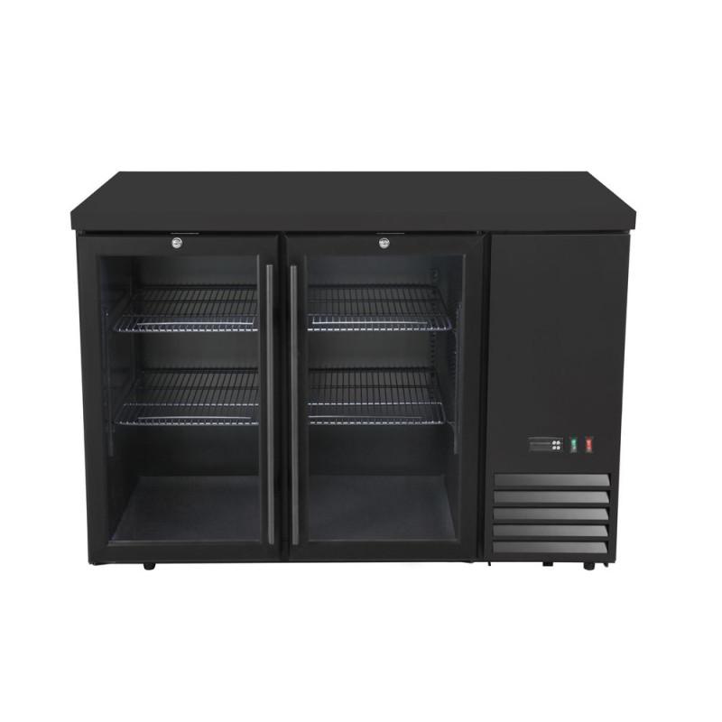 Refrigerated bar counter, glass doors