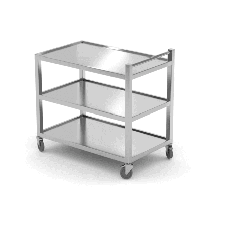 Welded service cart