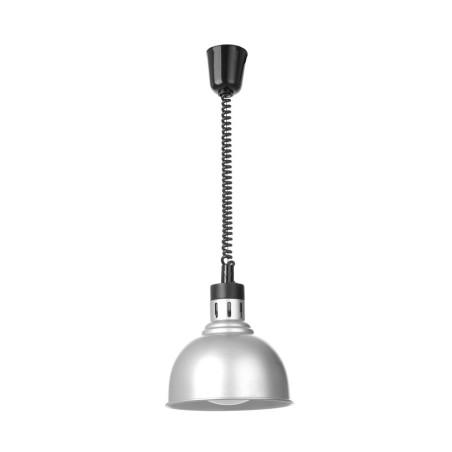 Rise and fall heat lamp, dome-shaped