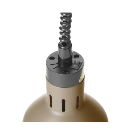 Rise and fall heat lamp, cylindrical - 3