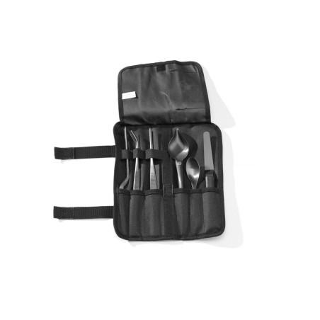 Chef plating set, 6 pcs, black - 2