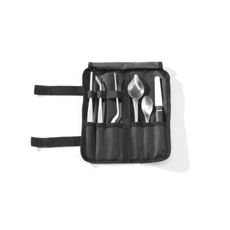 Chef plating set, 6 pcs, satined