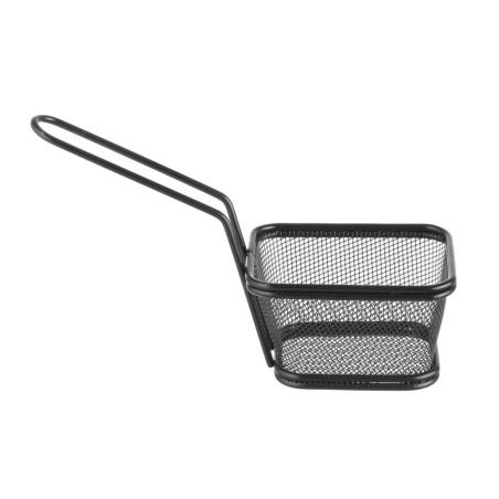 Paniers à frites miniatures empilables noirs - 1