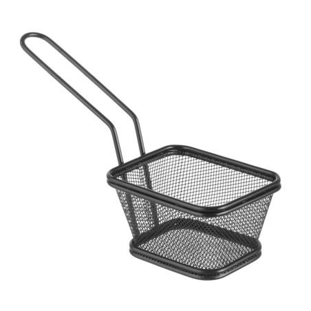 Paniers à frites miniatures empilables noirs - 2
