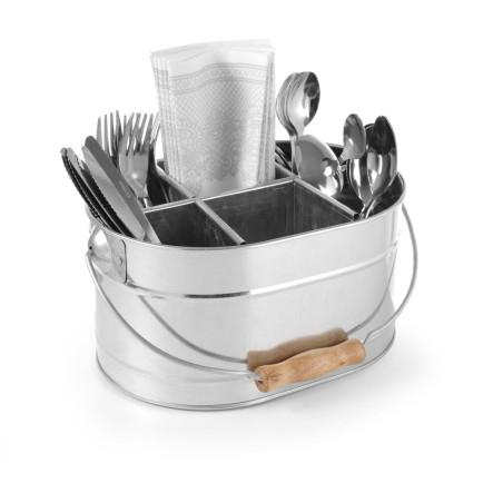 Seau couverts & serviettes - 3